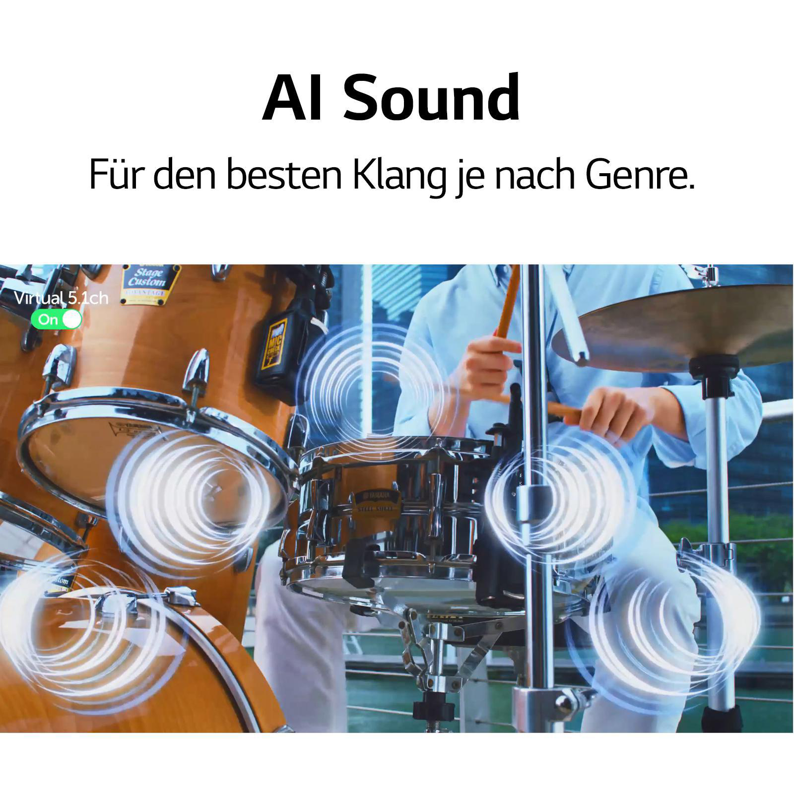 LG OLED65A19LA OLED TV (Flat, 65 Zoll / 164 cm, UHD 4K, SMART TV, webOS 6.0 mit LG ThinQ)