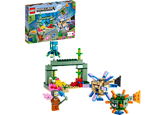 LEGO Minecraft 21180 Das Wächterduell Bausatz, Mehrfarbig