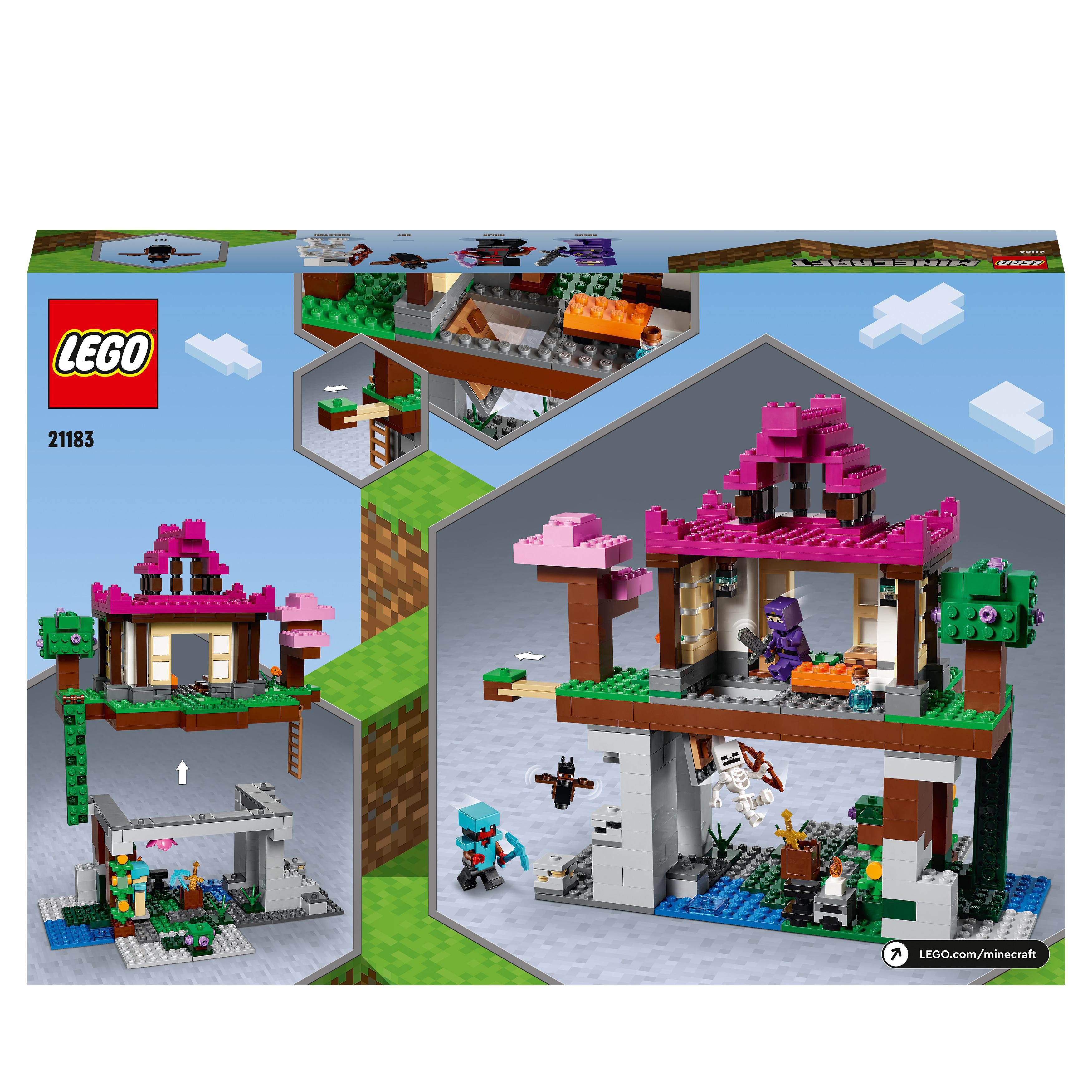 LEGO Minecraft 21183 Das Trainingsgelände Bausatz, Mehrfarbig