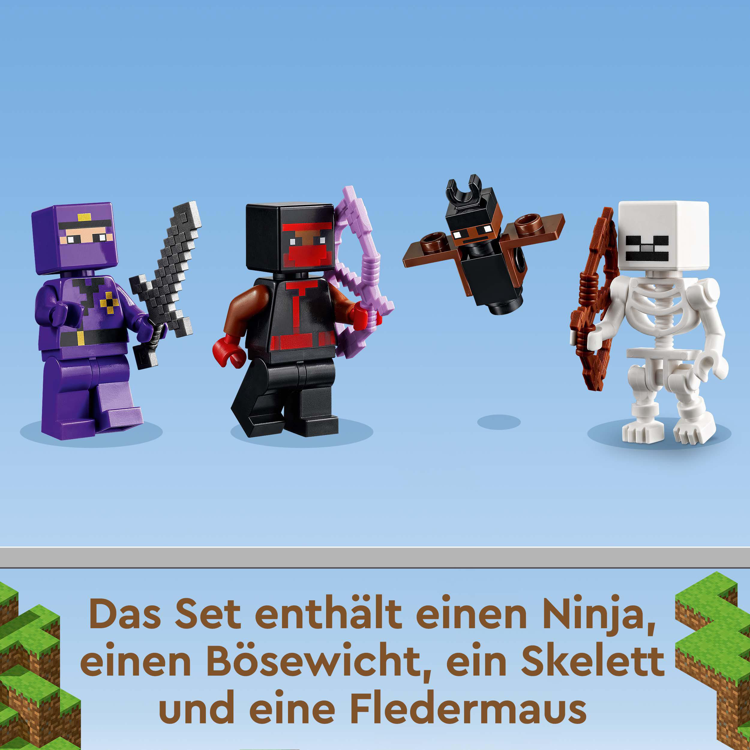 LEGO Minecraft 21183 Das Trainingsgelände Bausatz, Mehrfarbig
