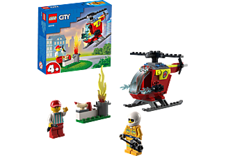 LEGO City 60318 Feuerwehrhubschrauber Bausatz, Mehrfarbig