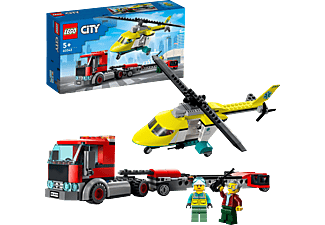 LEGO City 60343 Hubschrauber Transporter Bausatz, Mehrfarbig
