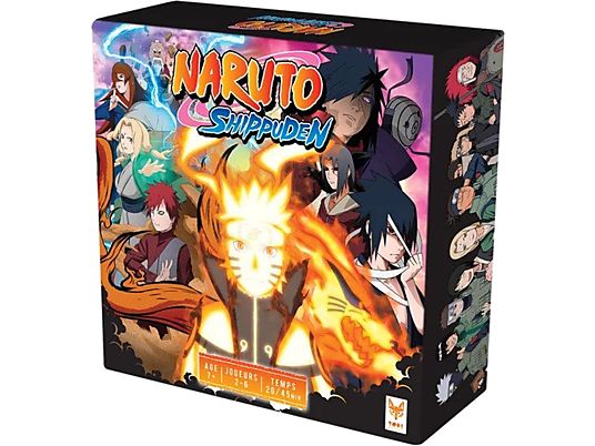 TOPI GAMES Naruto Shippuden (français) - Jeu de plateau (Multicolore)