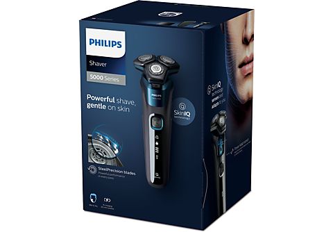 PHILIPS Shaver Series 5000 S5579/50 Zwart incl. draadloze Quick Clean Pod