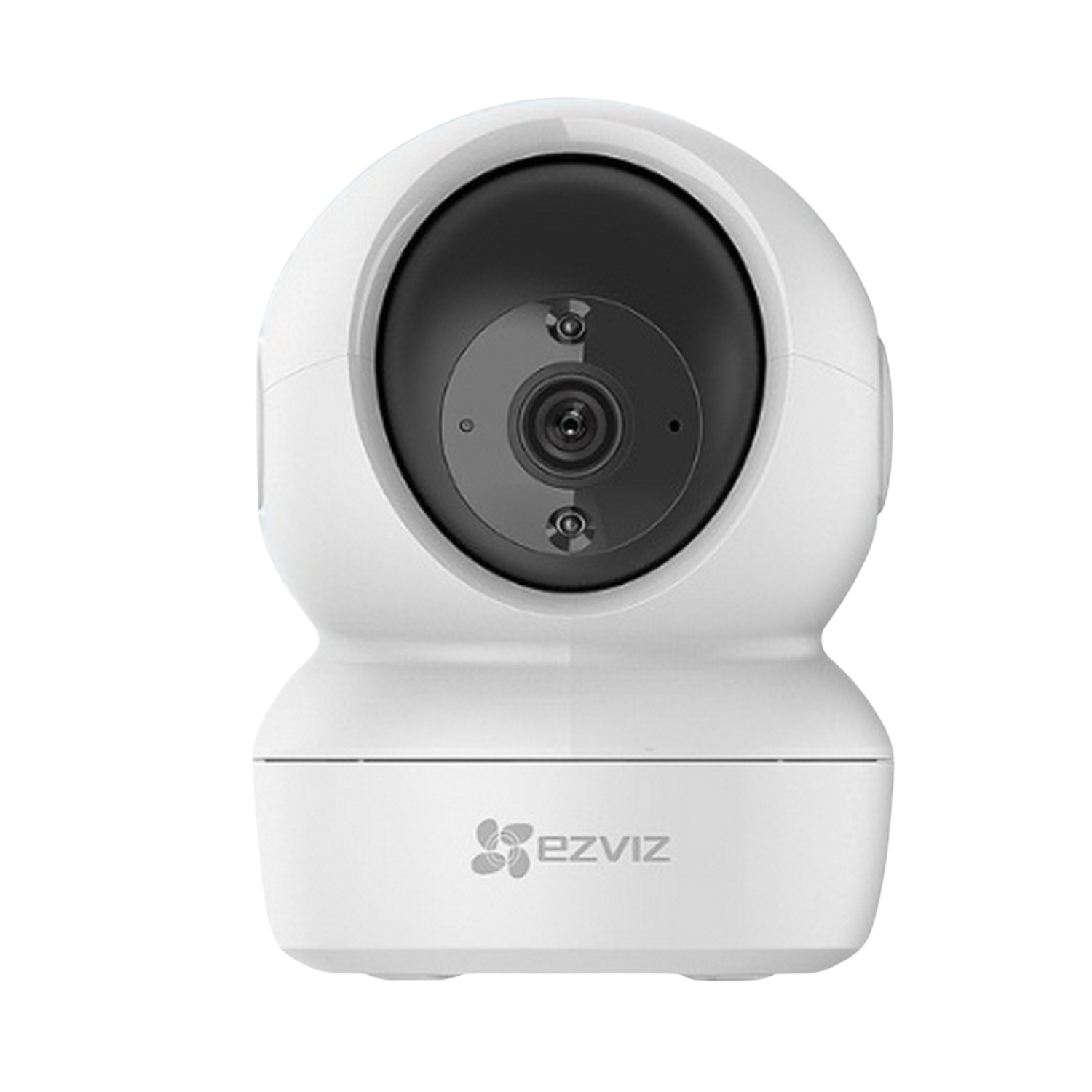 Cámara de vigilancia IP - Ezviz C6N, 4 MP, 2K, Wi-Fi, Campo de visión 360º, Visión nocturna, 3D DNR, WDR Digital, Blanco