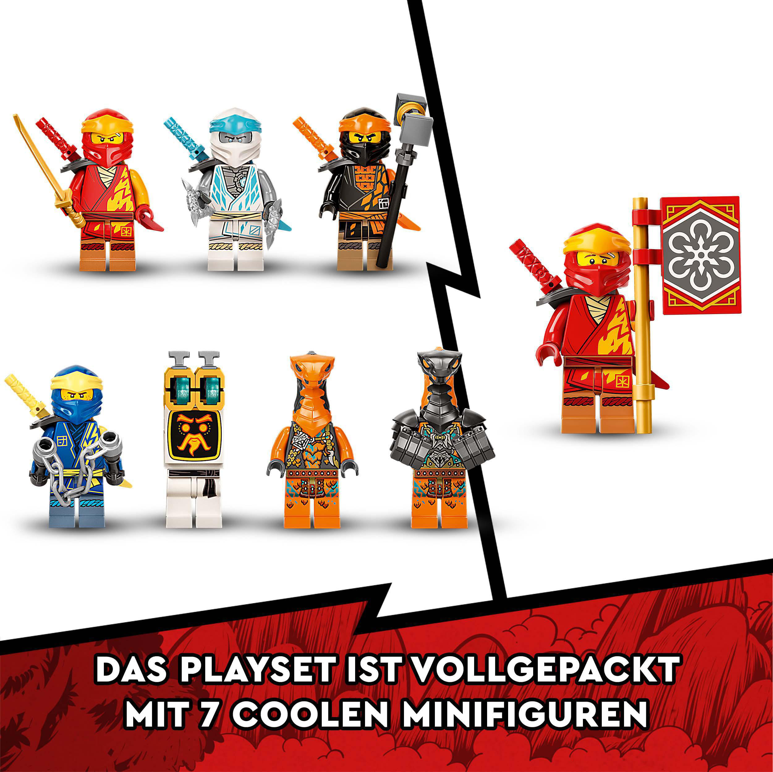 LEGO NINJAGO 71765 Ultrakombi-Ninja-Mech Bausatz, Mehrfarbig