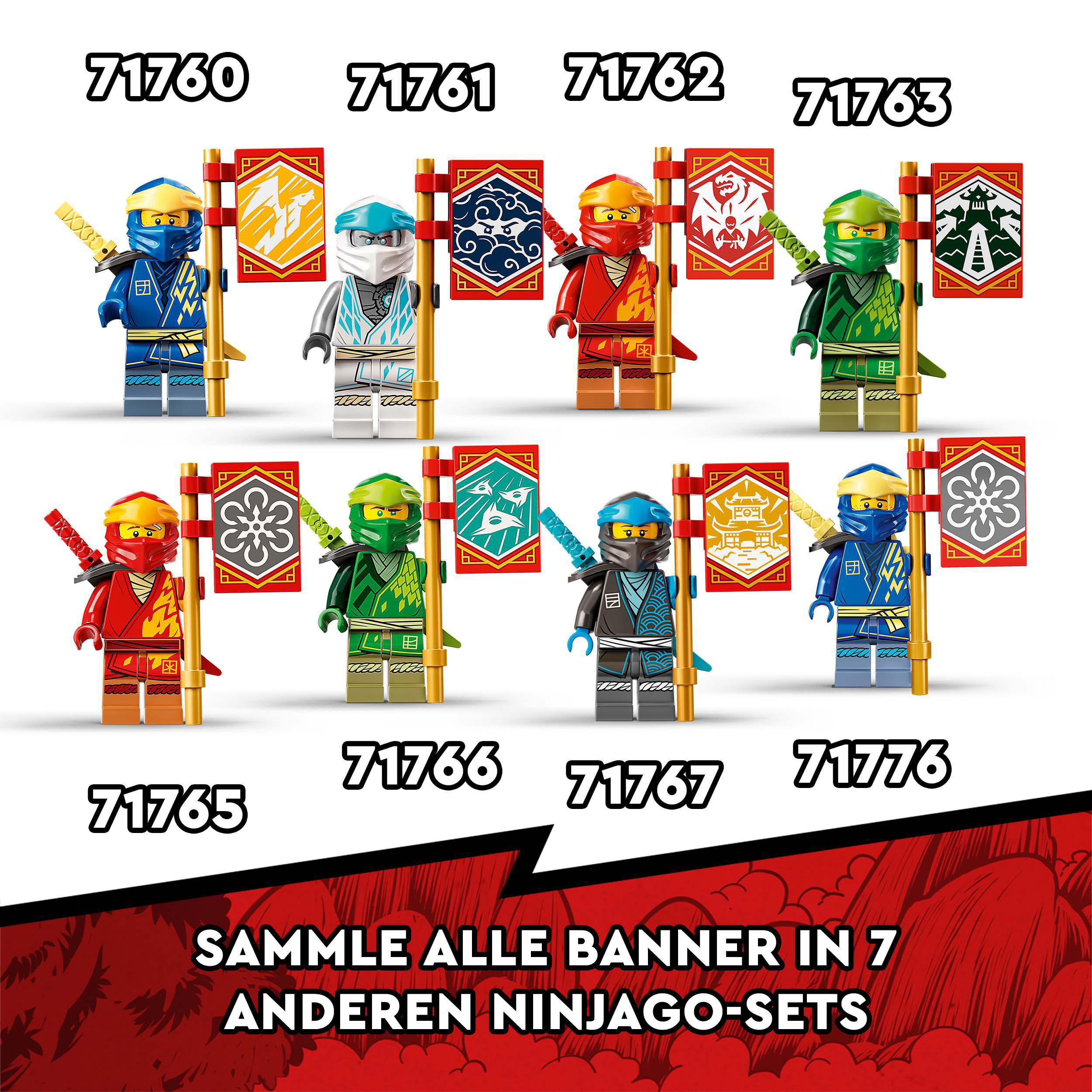LEGO NINJAGO 71765 Ultrakombi-Ninja-Mech Bausatz, Mehrfarbig