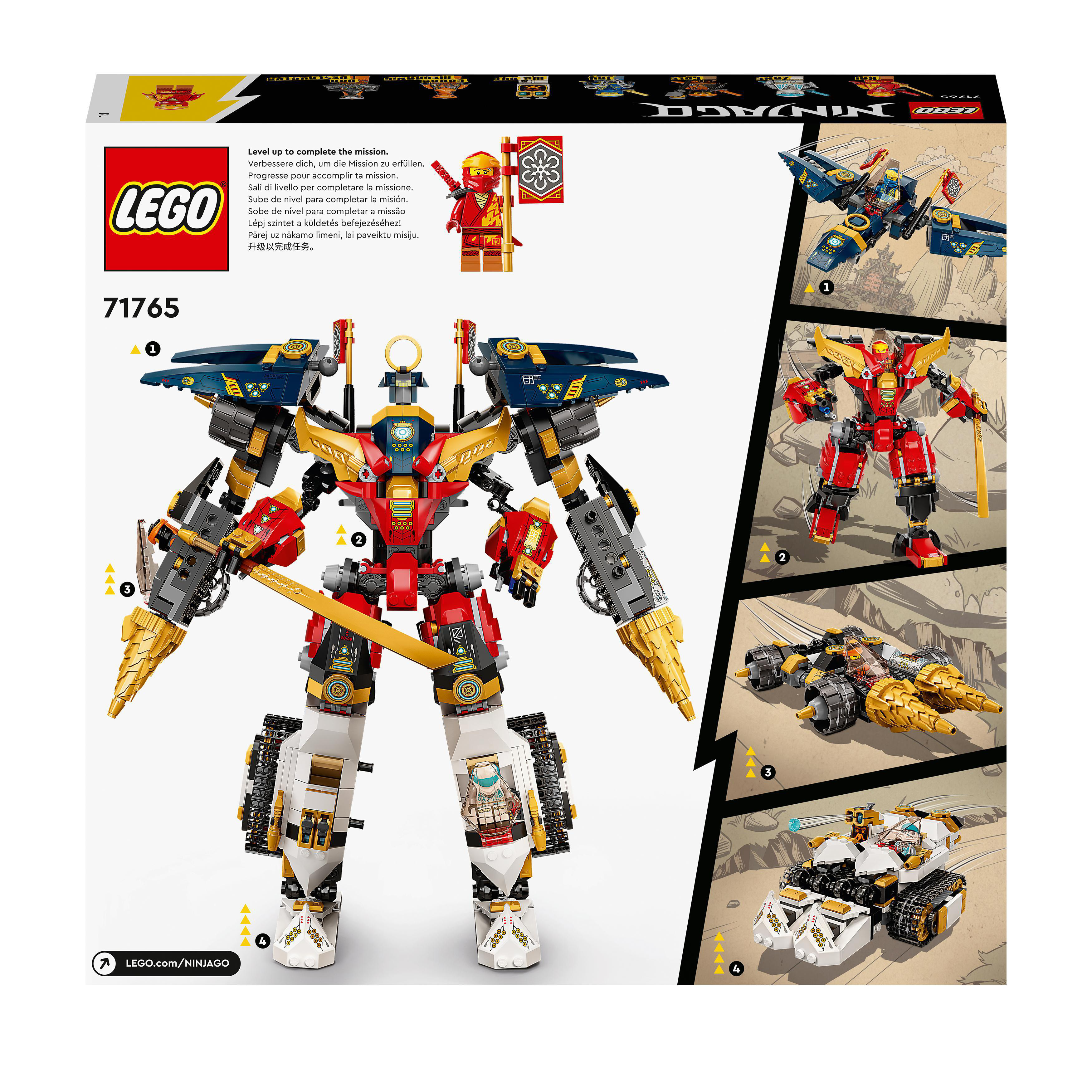LEGO NINJAGO 71765 Ultrakombi-Ninja-Mech Bausatz, Mehrfarbig