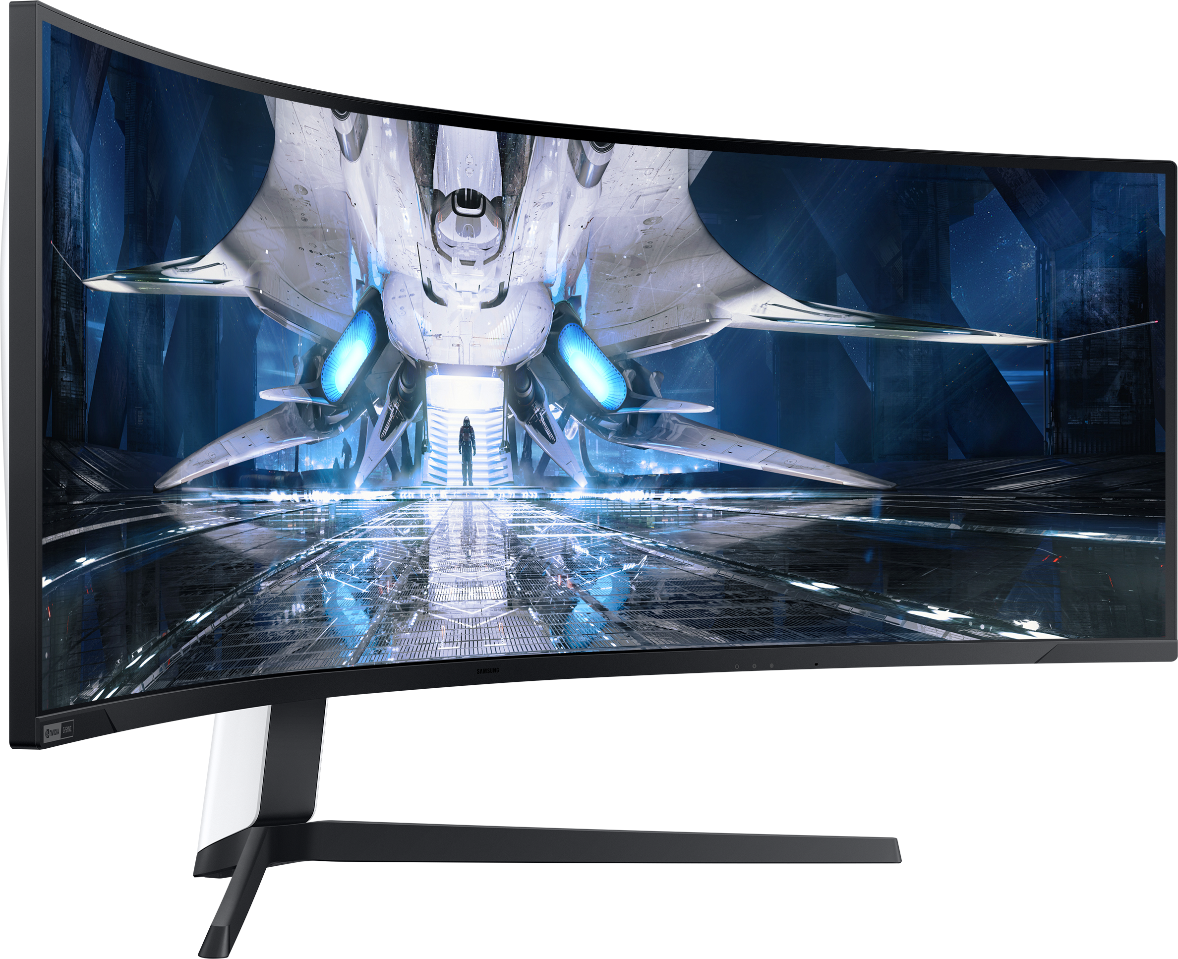 SAMSUNG Odyssey Neo G9 LS49AG950NU - Ecran de jeu, 49 ", QHD, 240 Hz, Noir/blanc
