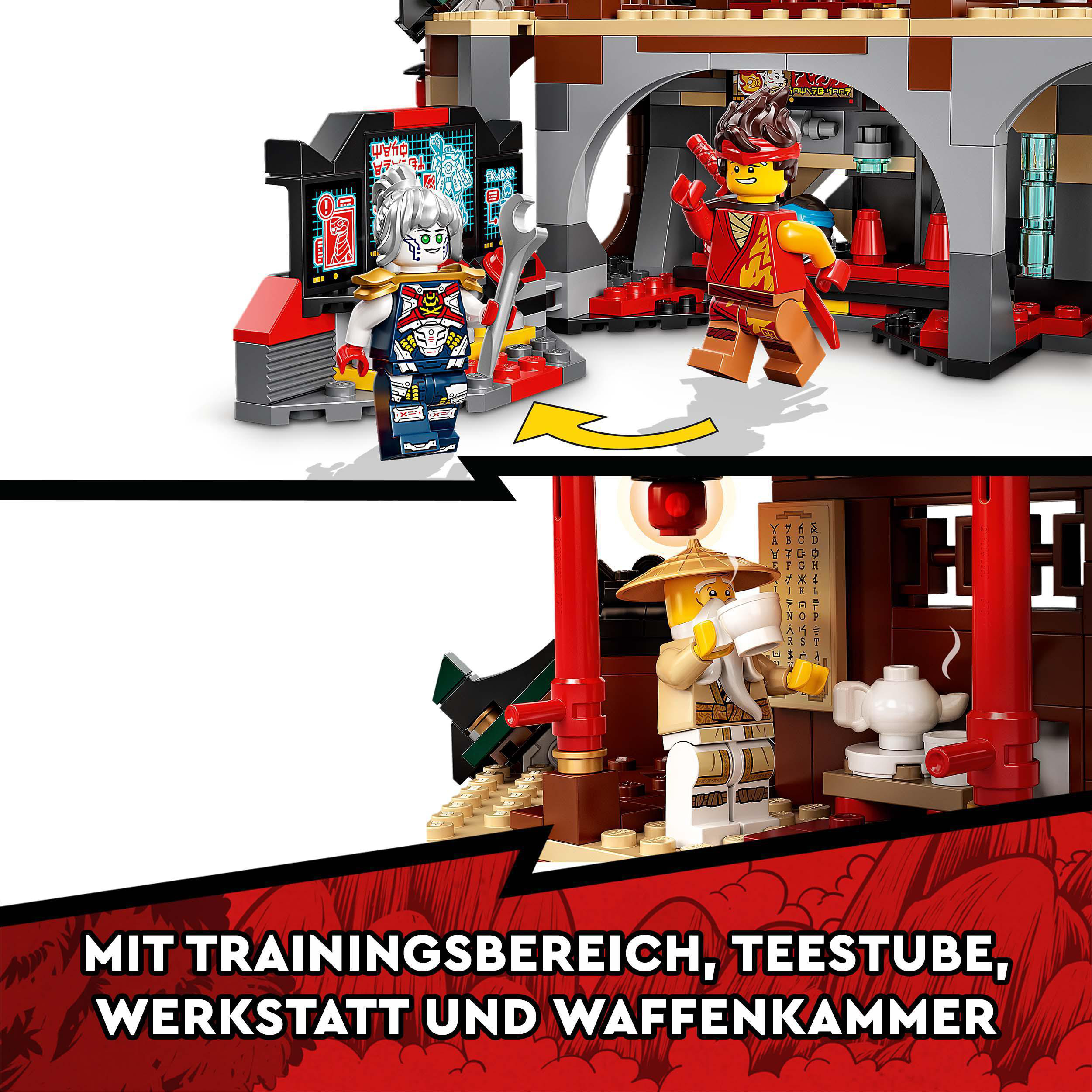 LEGO NINJAGO 71767 Ninja-Dojotempel Bausatz, Mehrfarbig