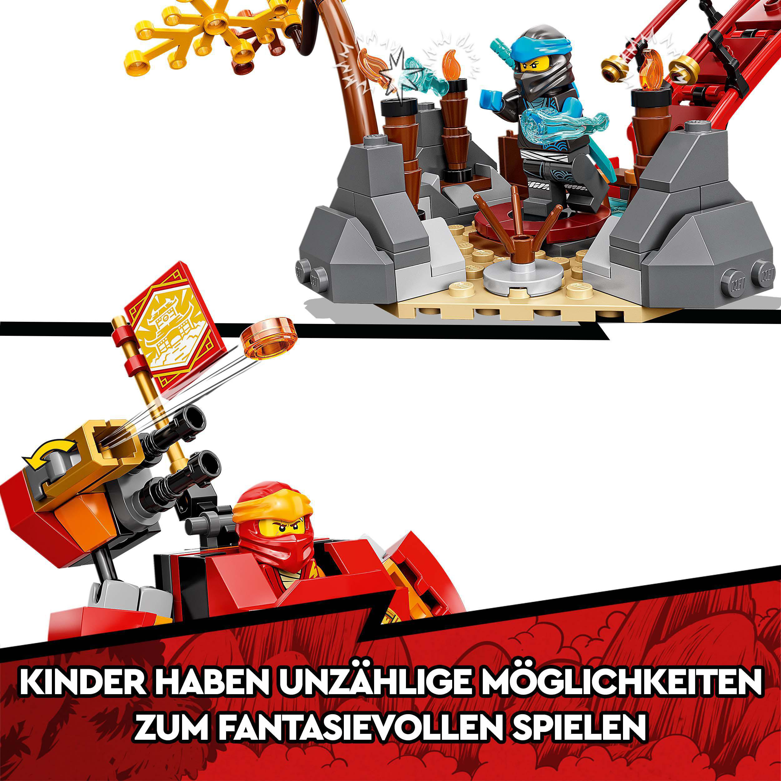 LEGO NINJAGO 71767 Ninja-Dojotempel Bausatz, Mehrfarbig