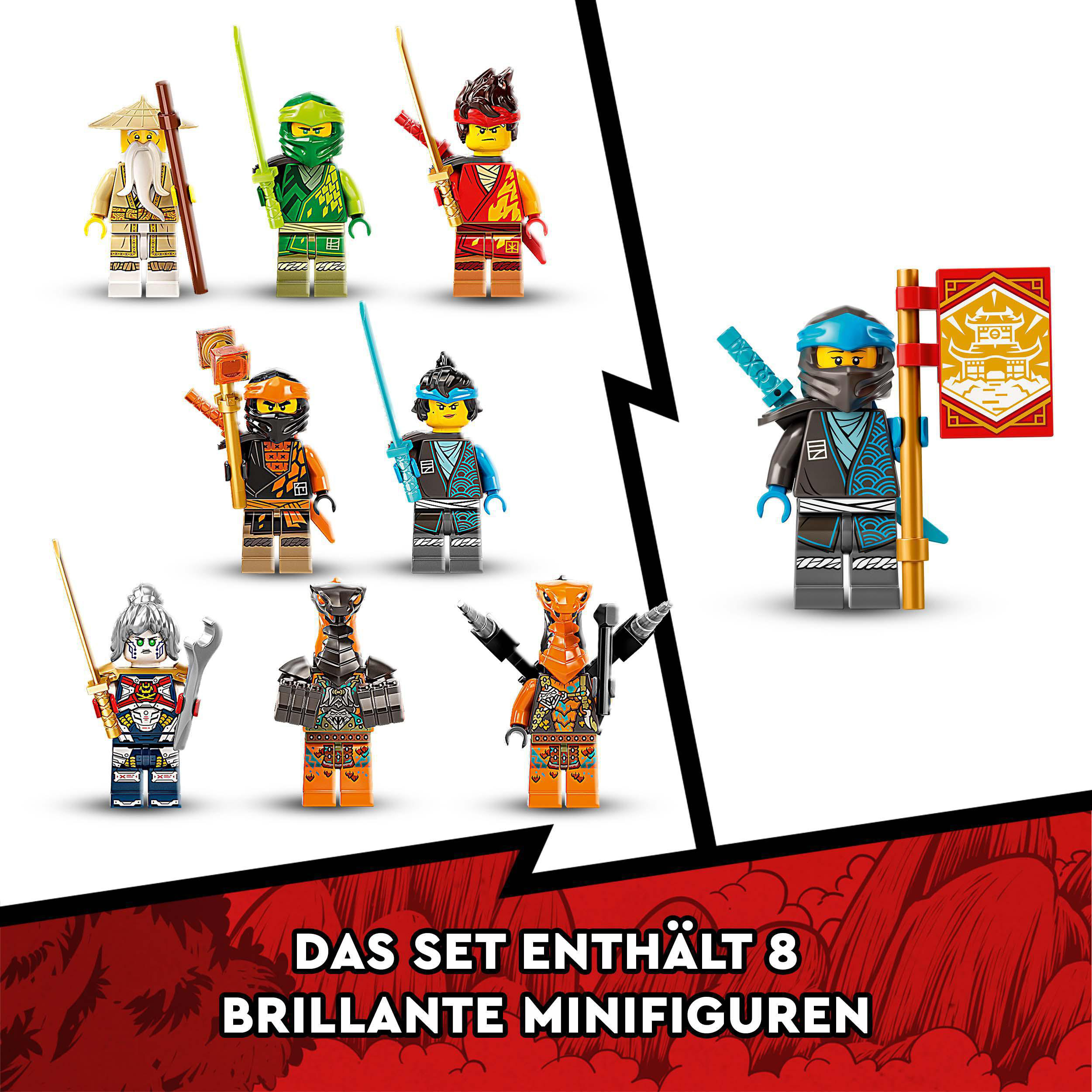LEGO NINJAGO 71767 Ninja-Dojotempel Bausatz, Mehrfarbig