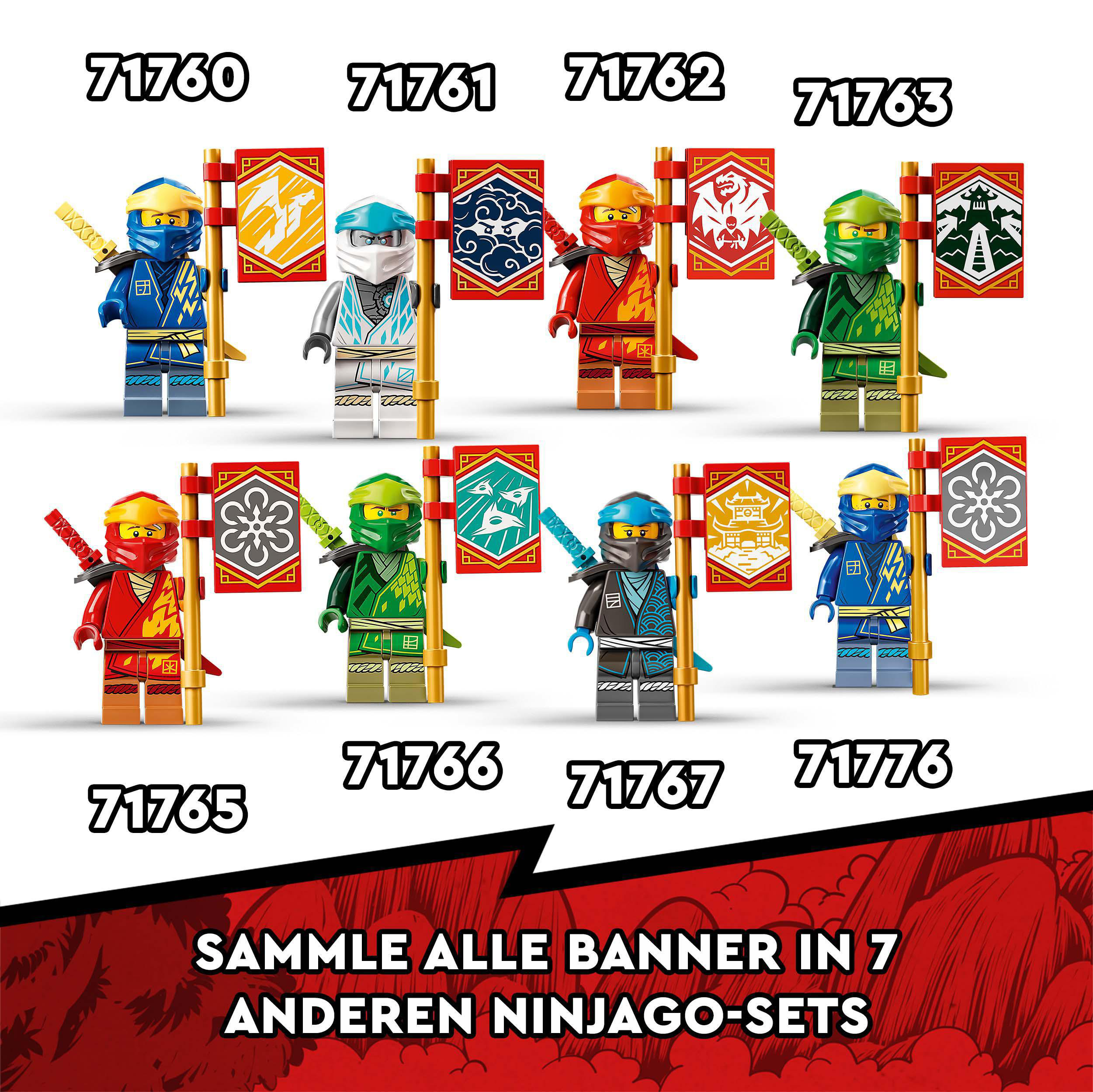LEGO NINJAGO 71767 Ninja-Dojotempel Bausatz, Mehrfarbig