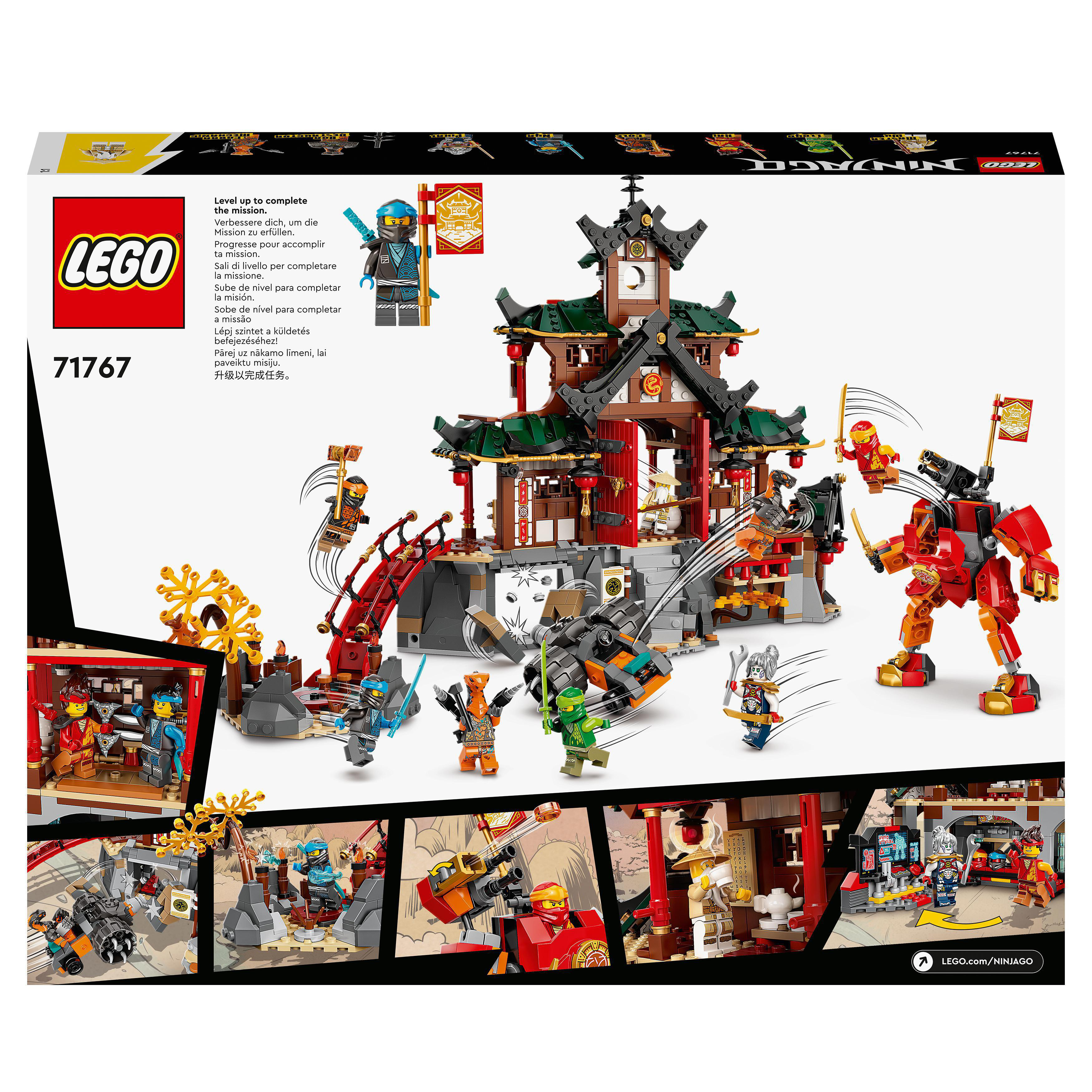 LEGO NINJAGO 71767 Ninja-Dojotempel Bausatz, Mehrfarbig