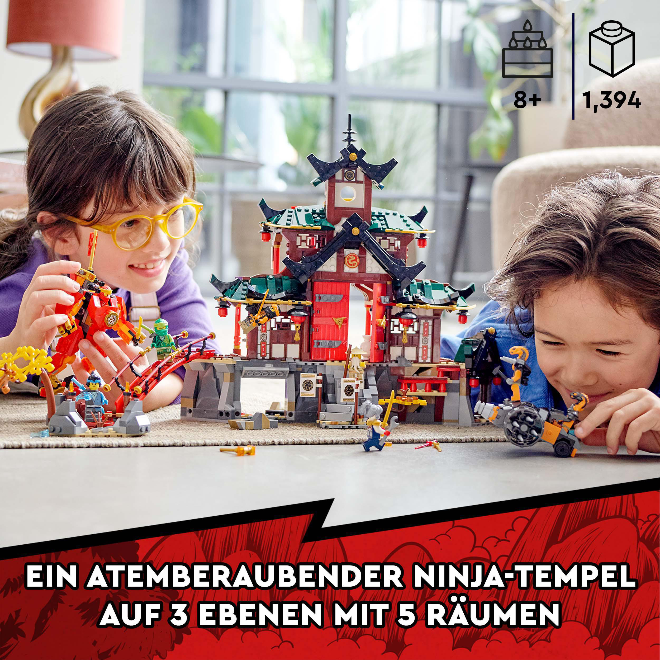 LEGO NINJAGO 71767 Ninja-Dojotempel Bausatz, Mehrfarbig