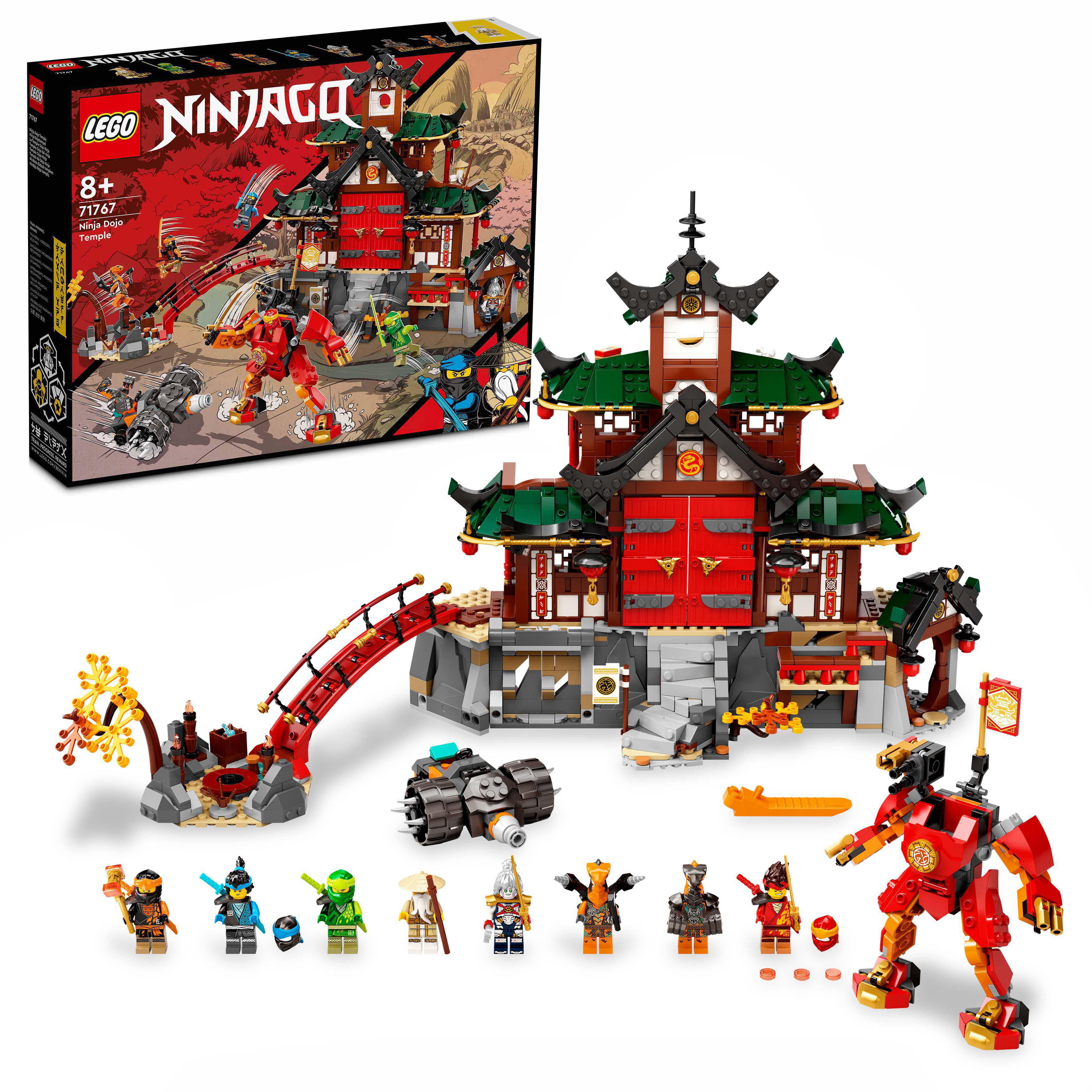 LEGO NINJAGO 71767 Ninja-Dojotempel Bausatz, Mehrfarbig