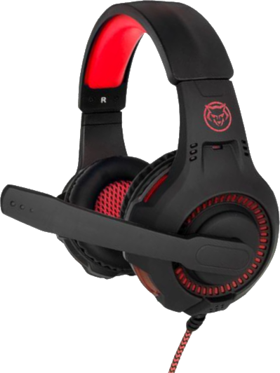 QWARE Casque gamer Oakland Rouge (QW GMH-24RD)