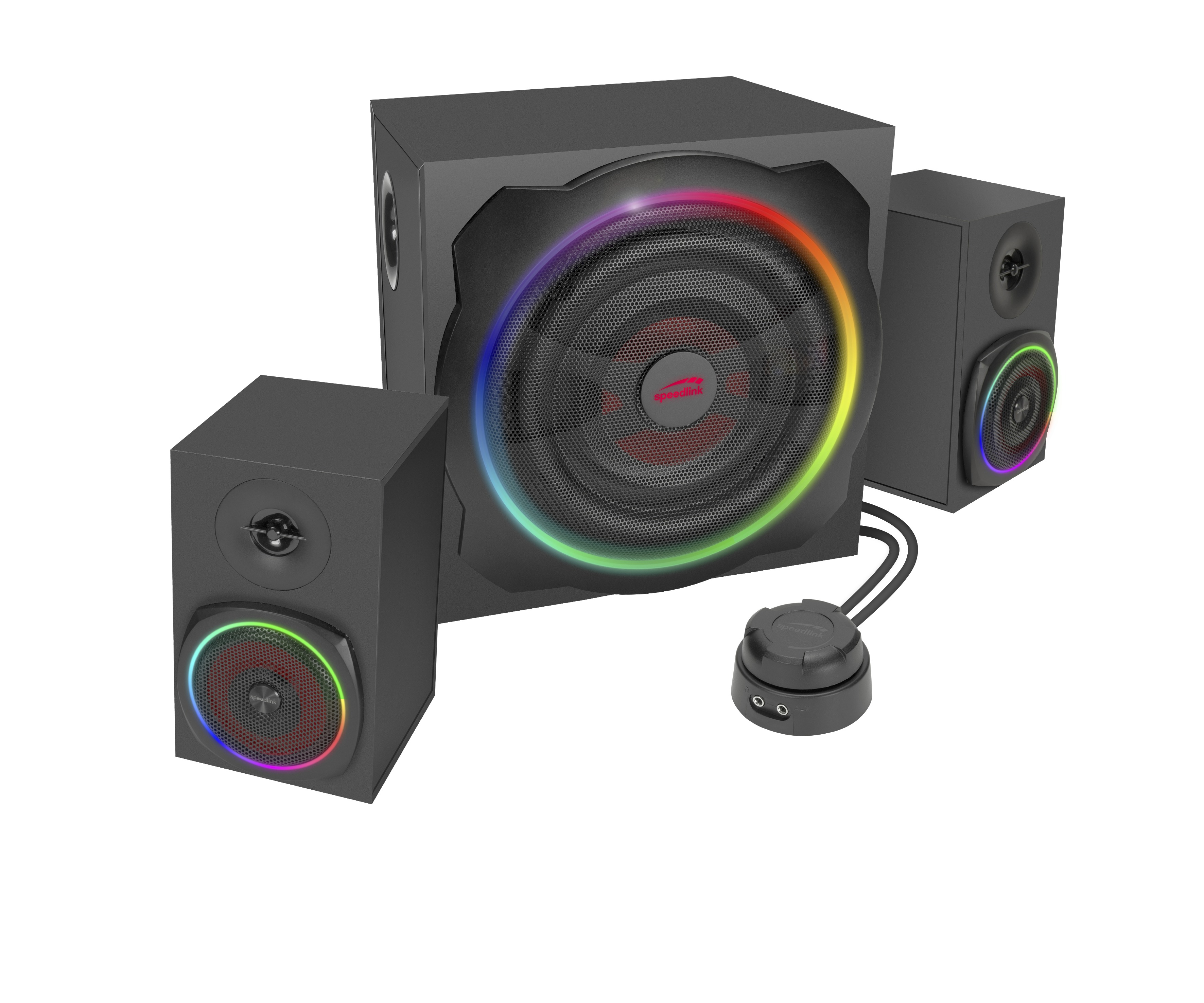 2.1-Lautsprechersystem SPEEDLINK RGB GRAVITY