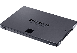 Disco duro TB | Samsung MZ-77Q8T0BW 870 QVO, Interno, Hasta 530 MB/s, SATA, V-NAND MLC, Gris