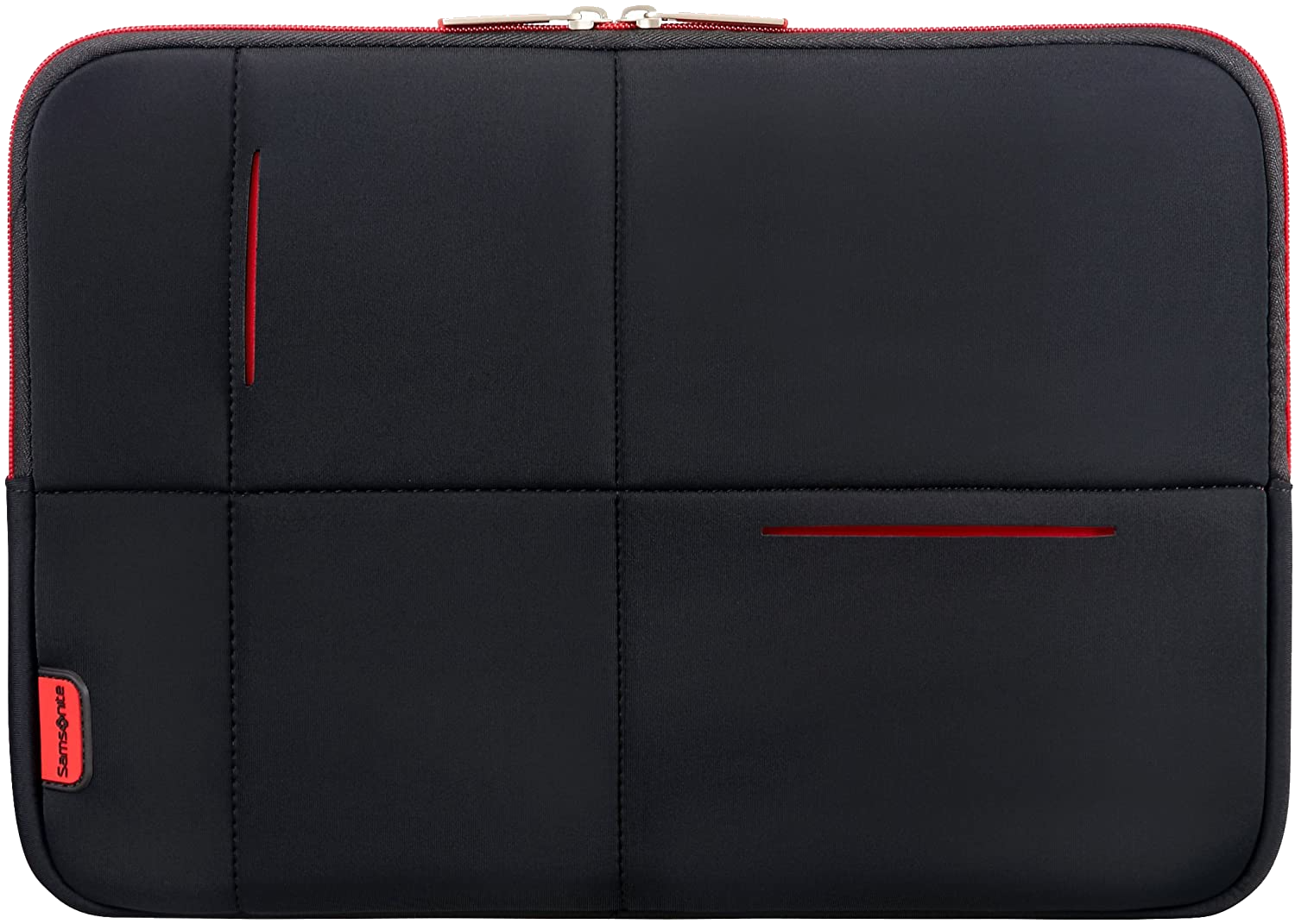 Funda - Samsonite Airglow, Para portátil de hasta 14.1", Neopreno, Poliéster, Rojo