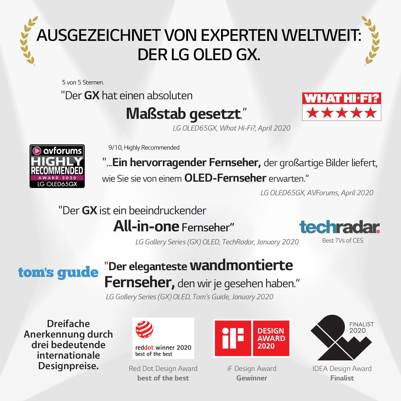 LG OLED55G19LA OLED TV (Flat, 55 Zoll / 139 cm, UHD 4K, SMART TV, webOS 6.0 mit LG ThinQ)