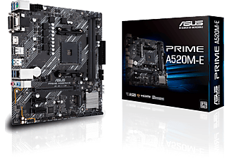 ASUS Prime A520M-E AMD A520 AM4 DDR4 4400 HDMI DVI VGA M2 USB3.2 mATX Anakart