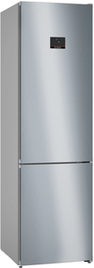 BOSCH KGN394ICF Kühl- Gefrierkombination (C, 363 l, 2030 mm hoch, Standgerät, No Frost (verminderte Eisbildung), Edelstahl (mit Antifingerprint))