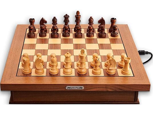 MILLENNIUM 2000 Exclusive Luxe Edition - Jeu d'échecs électronique (Bois véritable)