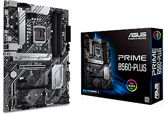 ASUS Prime B560-PLUS Intel B560 LGA1200 DDR4 4600 DP HDMI VGA 2x M2 USB3.2 Aura RGB ATX 128GB’a kadar Anakart