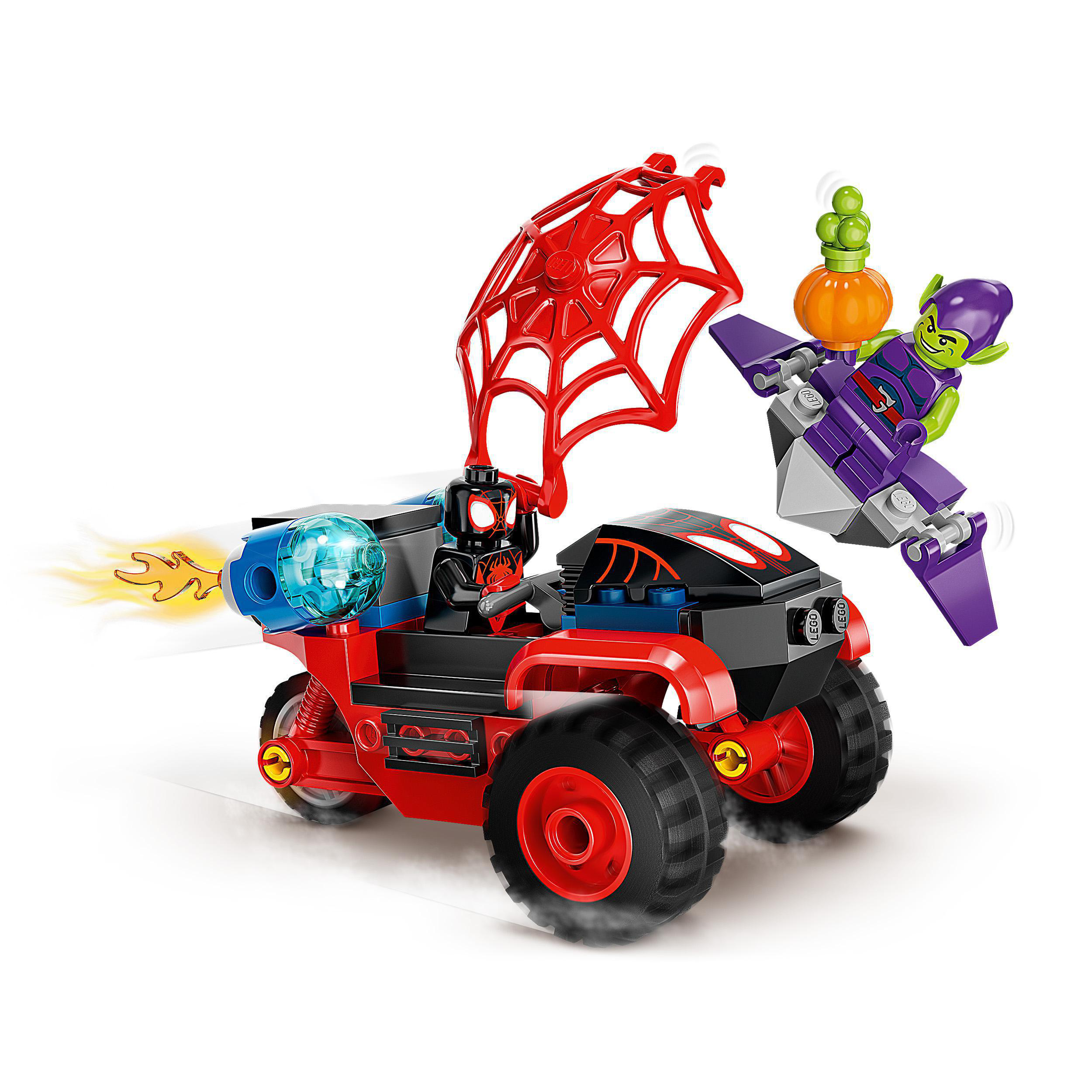 LEGO Marvel 10781 Miles Morales: Spider-Mans Techno-Trike Bausatz, Mehrfarbig