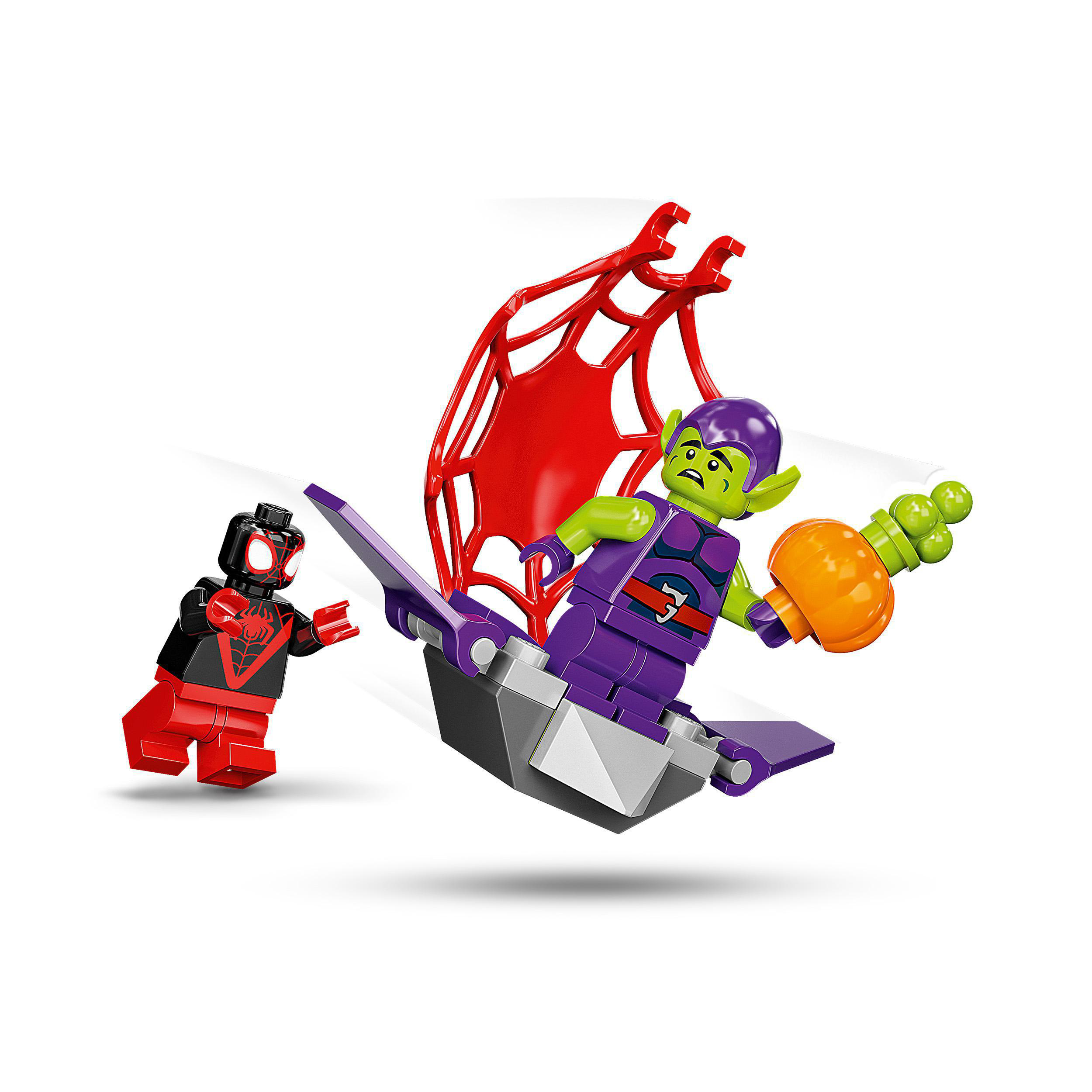 LEGO Marvel 10781 Miles Morales: Spider-Mans Techno-Trike Bausatz, Mehrfarbig