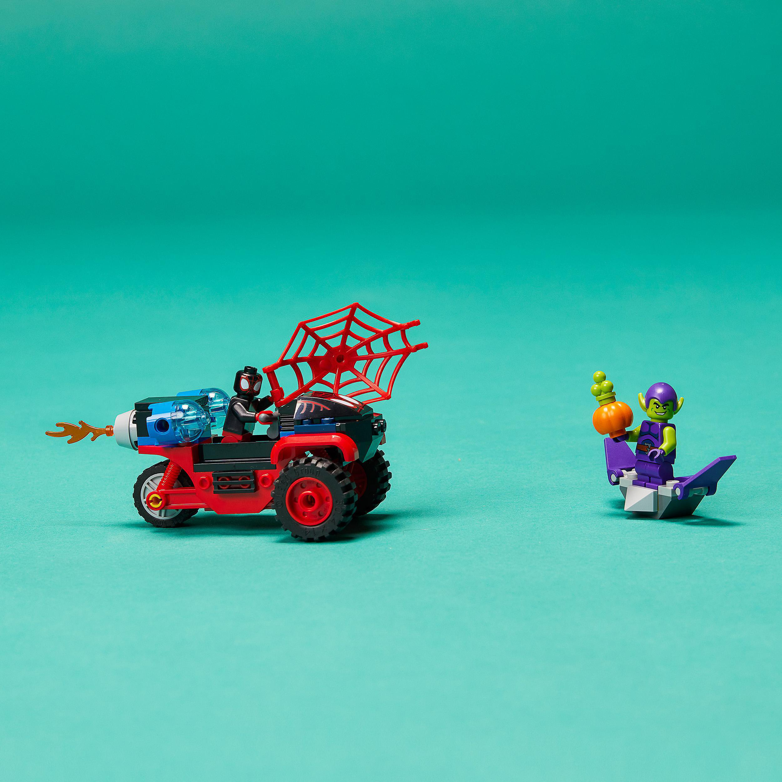 LEGO Marvel 10781 Miles Morales: Spider-Mans Techno-Trike Bausatz, Mehrfarbig