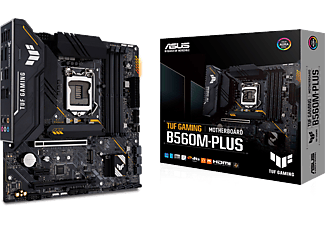 ASUS TUF Gaming B560M-PLUS Intel B560 LGA1200 DDR4 5000 DP HDMI 2x M2 USB3.2 AURA RGB 2.5Gb mATX 128 Anakart