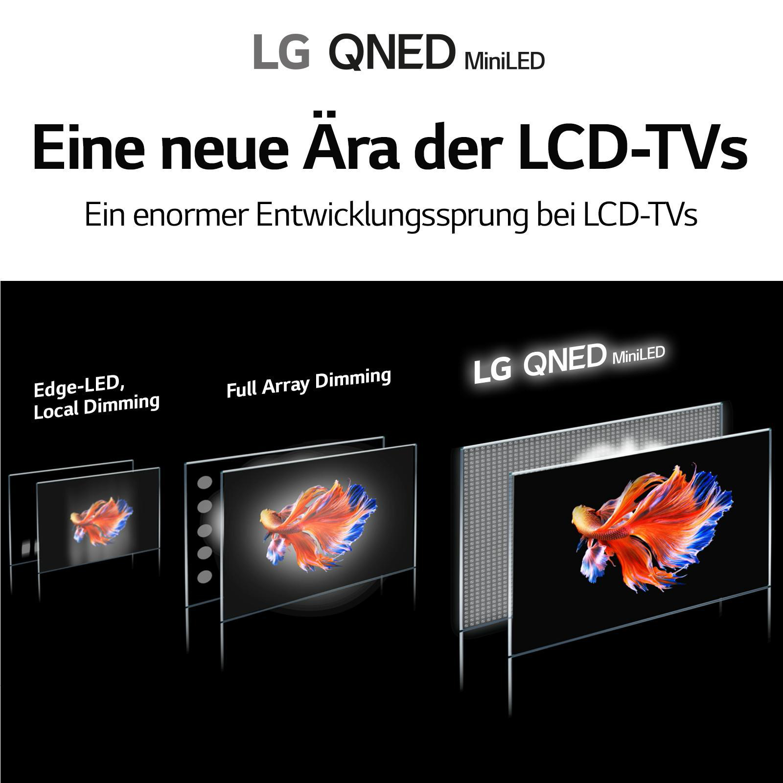 LG 65QNED919PA MiniLED TV (Flat, 65 Zoll / 164 cm, UHD 4K, SMART TV, webOS 6.0 mit LG ThinQ)