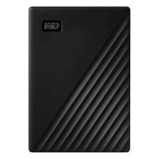 Disco duro externo 1 TB - WD My Passport, Portátil, HDD, USB 3.2, Funciona con Chromebook, Negro