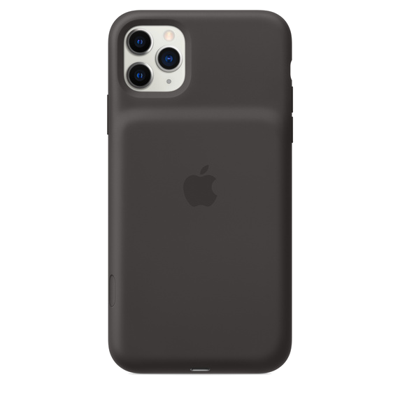 Apple Smart Battery Case, Funda batería para el iPhone 11 Pro Max, Exterior de silicona, Negro