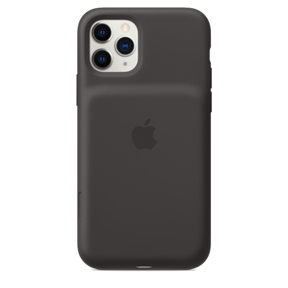 Apple Smart Battery Case, Funda batería para el iPhone 11 Pro, Exterior de silicona, Negro