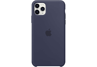 Apple Silicone Case, Funda para iPhone 11 Pro Max, Silicona, Azul noche
