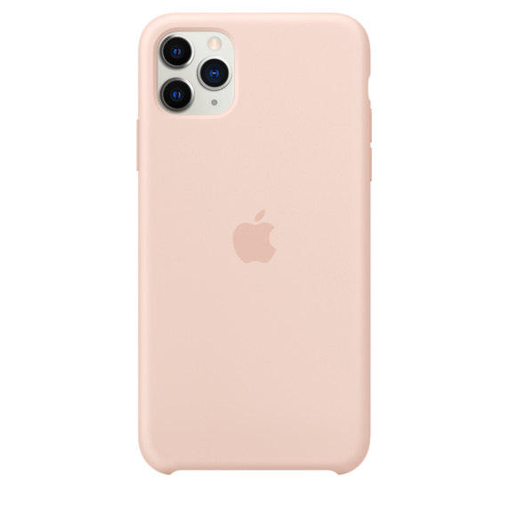 Apple Silicone Case, Funda para el iPhone 11 Pro Max, Silicona, Rosa arena