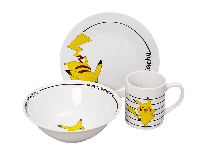 Pokémon - Pikachu 2; Frühstücksset