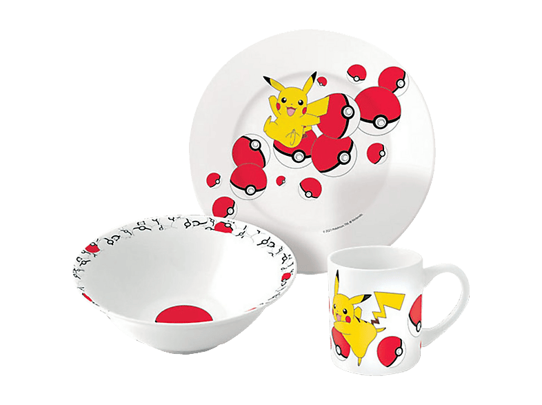 Pokémon - Pikachu 1; Frühstücksset