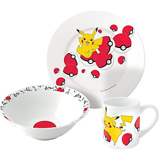 JOOJEE Pokémon - Pikachu 1 - Ensemble petit déjeuner (Multicolore)