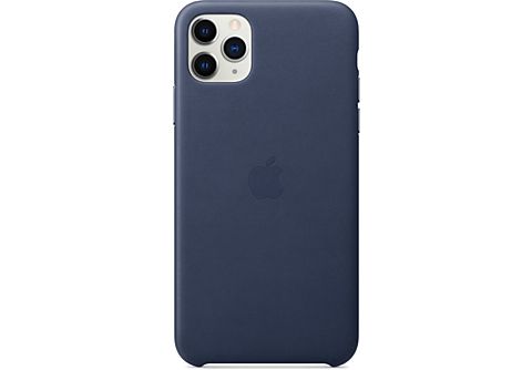 Apple Leather Case, Funda para iPhone 11 Pro, Tacto suave, Azul noche