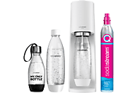 SODASTREAM Terra Wassersprudler Vorteilspack, 3 Flaschen, weiß