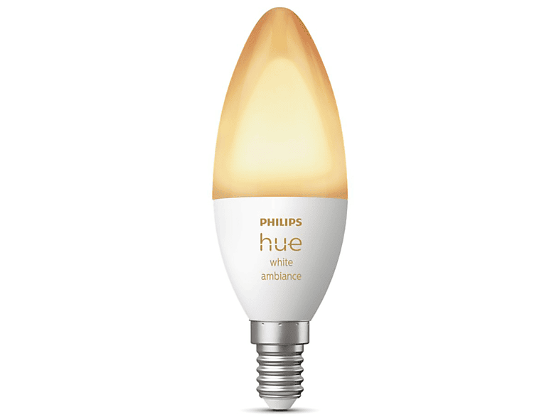 Lampadina LED smart Philips Hue WhiteAmb E14 25W