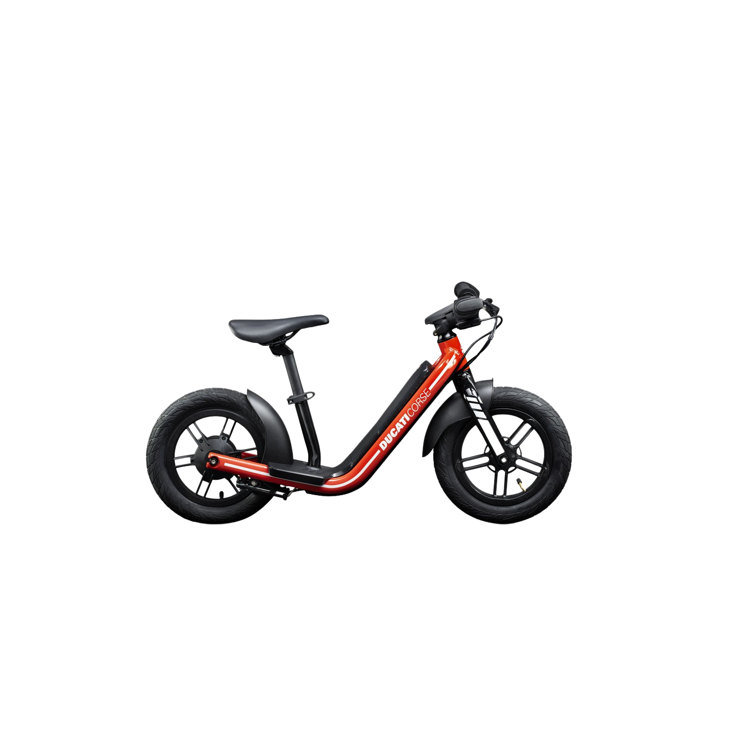 Bicicleta Ducati Emoto para niños 35 w 12.5 12 kmh 3 velocidades ipx4 rojo moto 930 470 520mm