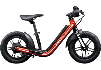 Bicicleta eléctrica - Ducati E-Moto, Para niños, 35 W, 12.5", 12 km/h, 3 velocidades, Protección IPX4, Rojo