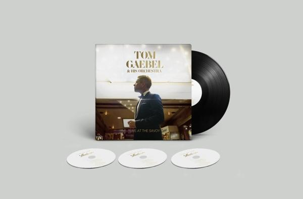 Tom Gaebel & His Orchestra - Live At The Savoy (Earbook 2CD+DVD+10inch)  - (LP + DVD + CD)