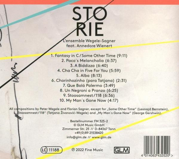 Annedore L'ensemble Wegele-sagner Ft Wienert - Storie  - (CD)