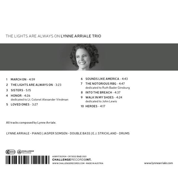 Arriale Lynne Trio - The Lights Are Always On  - (CD)